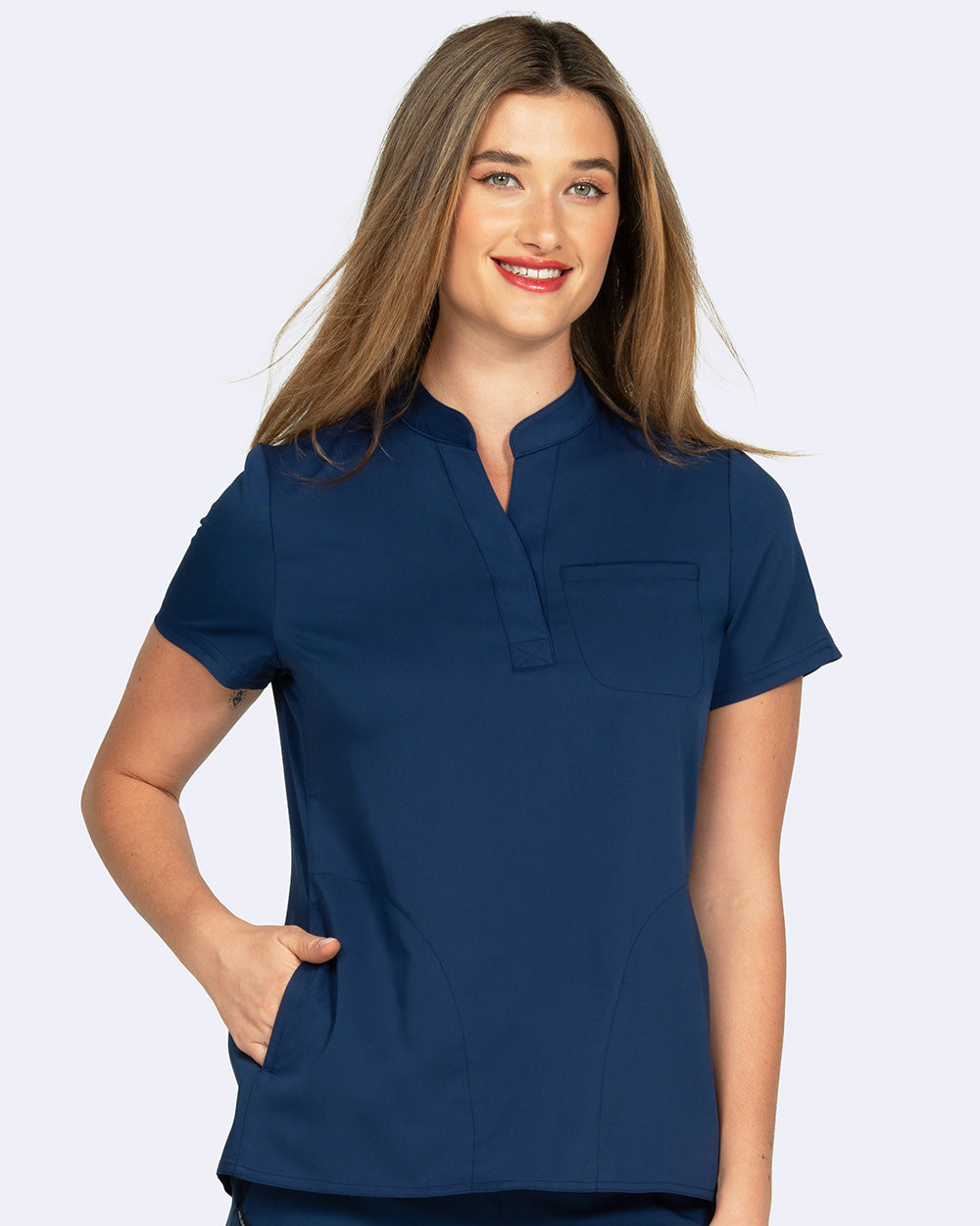 Yale Women's Chelsea Tuck In Scrub Top