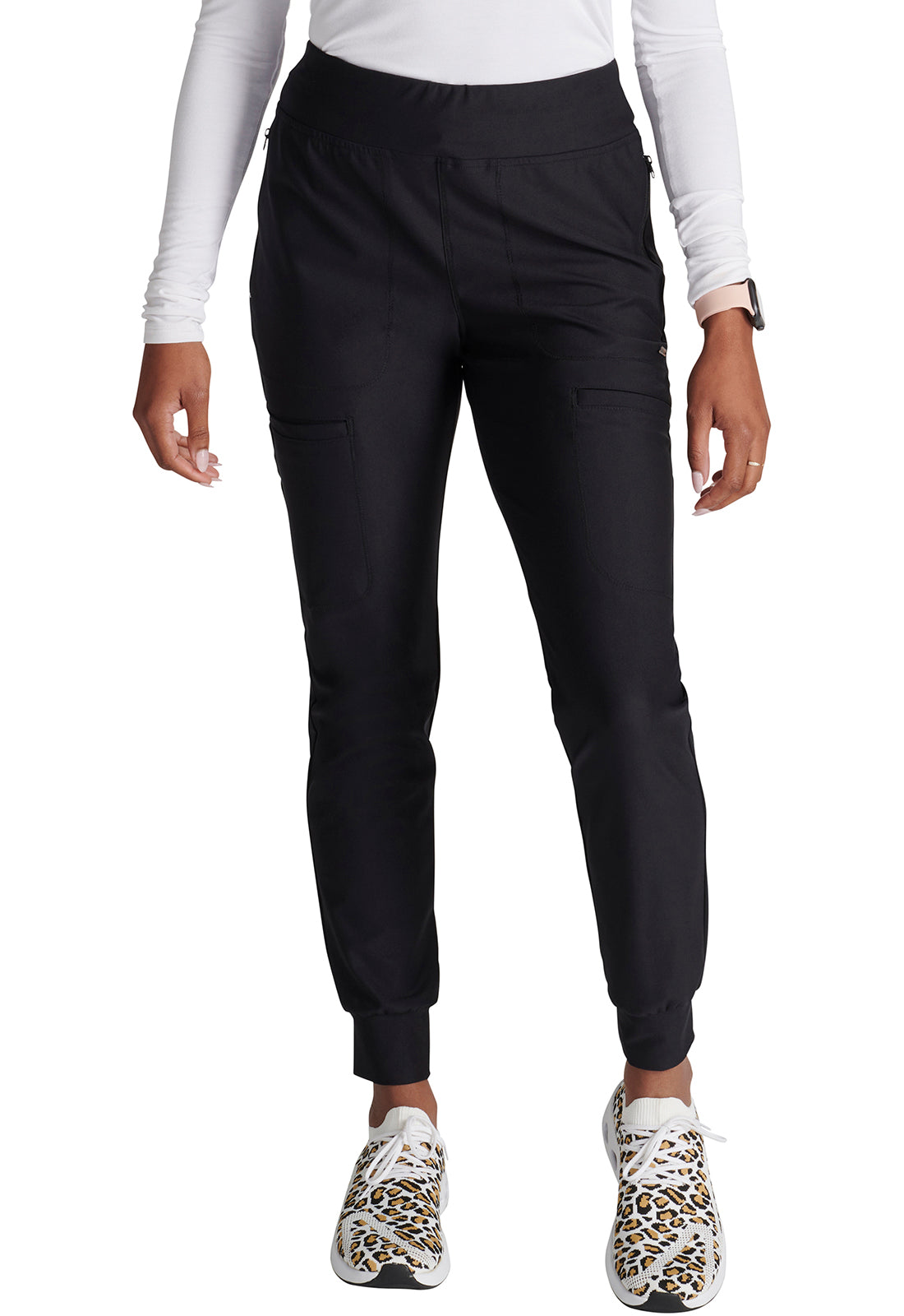 Cherokee Form Tall Mid Rise Tapered Leg Jogger Pants