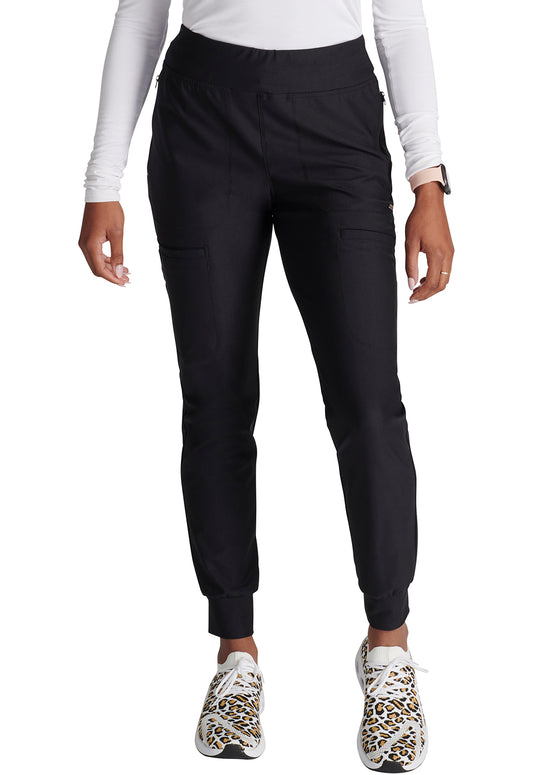 Cherokee Form Tall Mid Rise Tapered Leg Jogger Scrub Pants