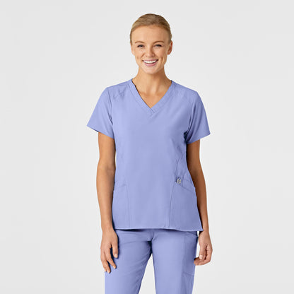 Wink W123 Stylized V-Neck Scrub Top