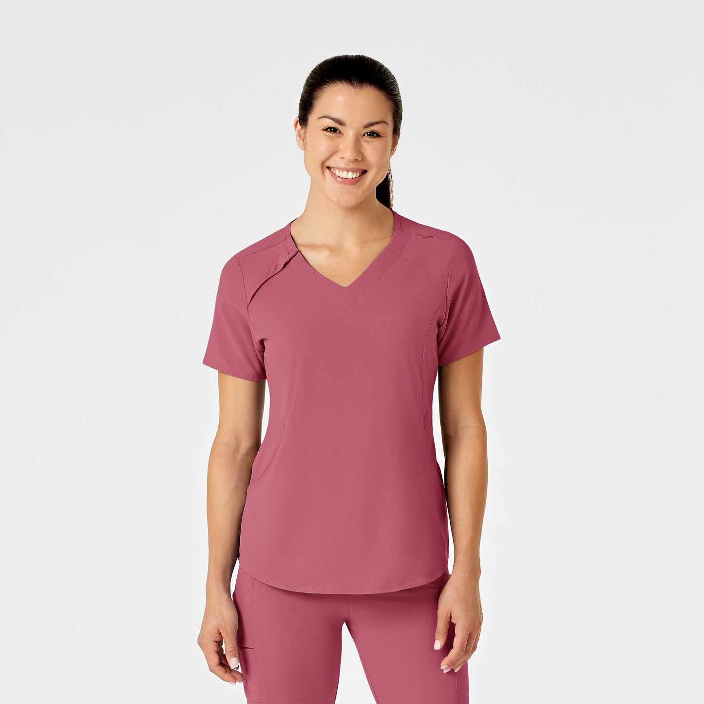 Wink Renew Zip Accent Top