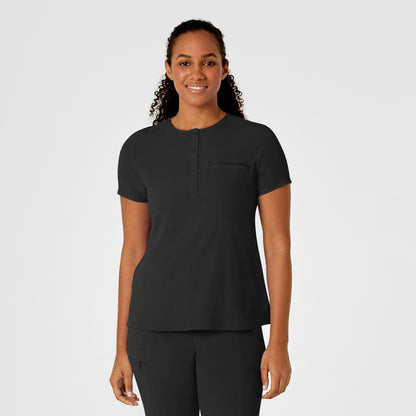 Wink Renew Mandarin Collar Tuck In Scrub Top