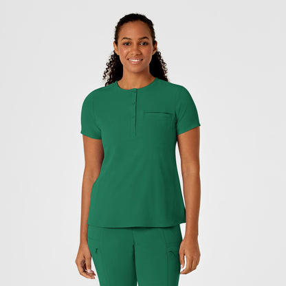 Wink Renew Mandarin Collar Tuck In Scrub Top