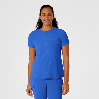 Wink Renew Mandarin Collar Tuck In Scrub Top