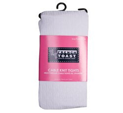 French Toast Girl's Cable Knit Tights - 1 Pair