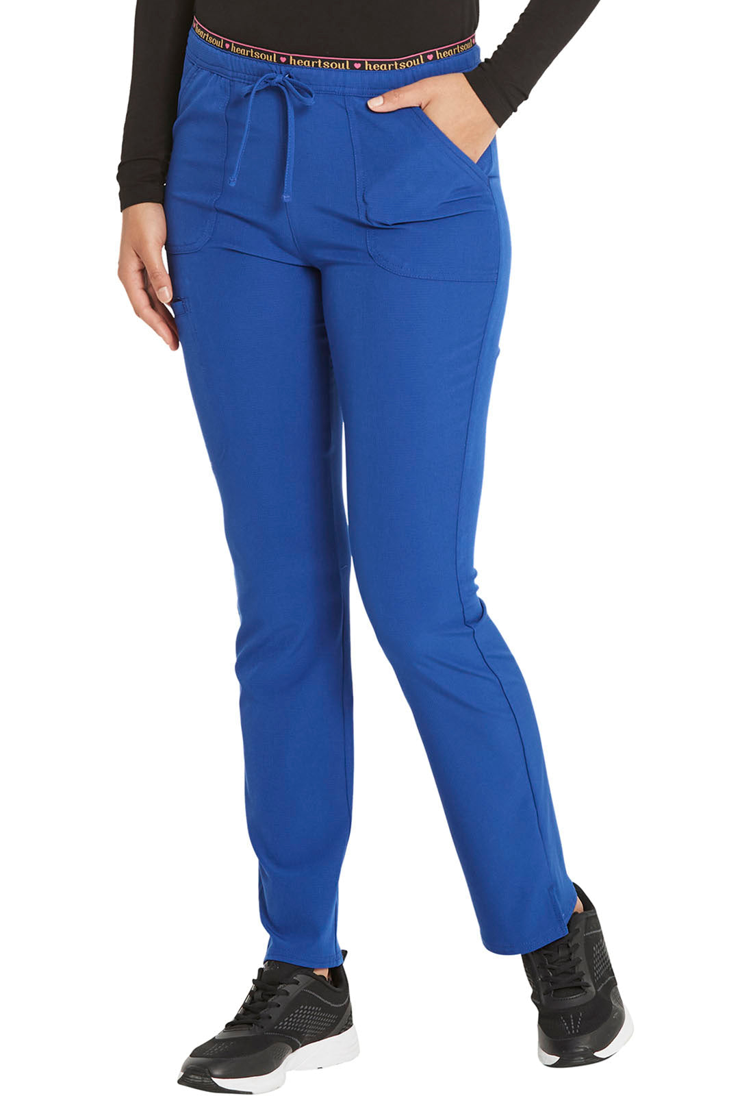 Heartsoul Tall - Pantalon taille mi-haute à jambe fuselée et cordon de serrage