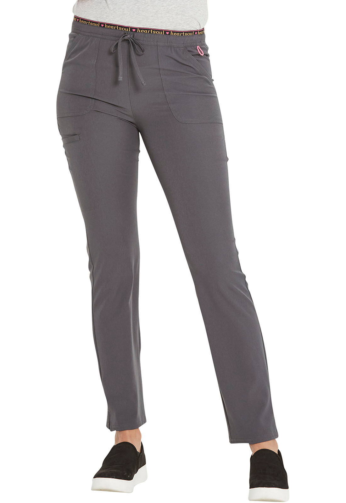 Heartsoul Tall - Pantalon taille mi-haute à jambe fuselée et cordon de serrage