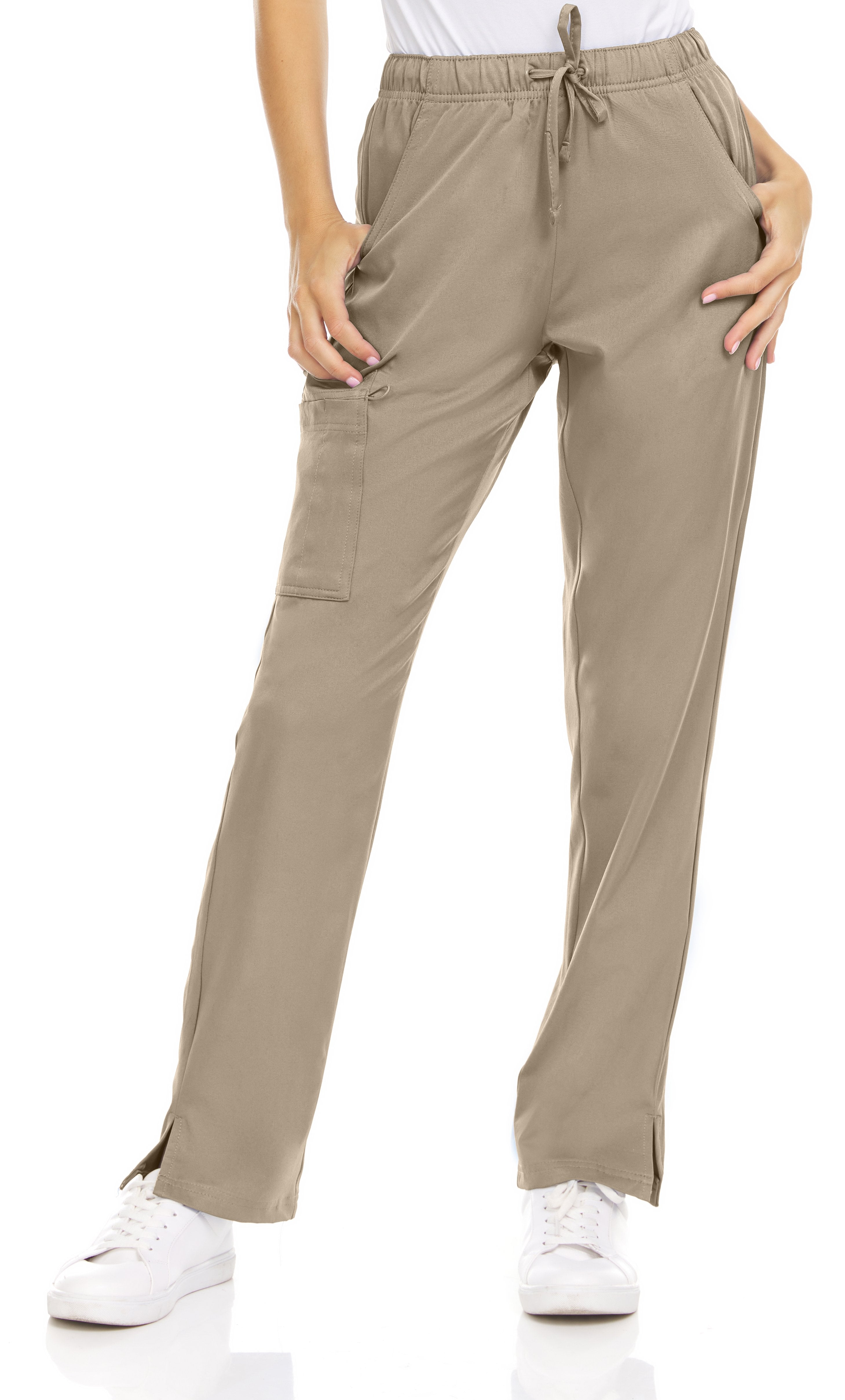 Scrubstar petite drawstring hot sale cargo pant