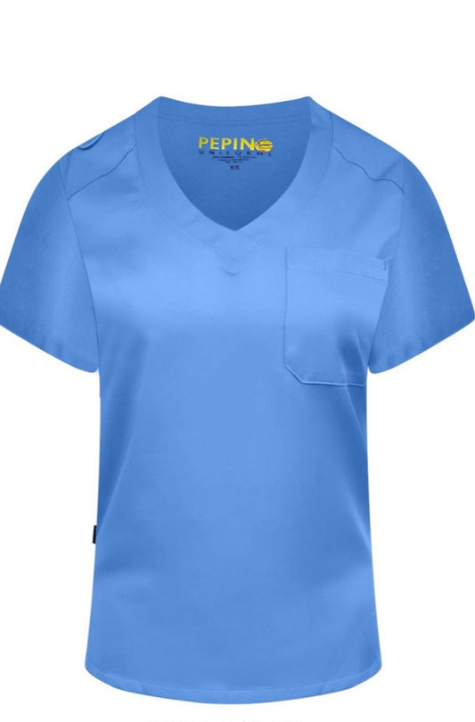 Pepino Uniforms 1-Pocket Tuck-In Scrub Top