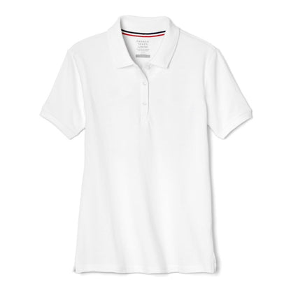 French Toast Womens Short Sleeve Stretch Pique Polo