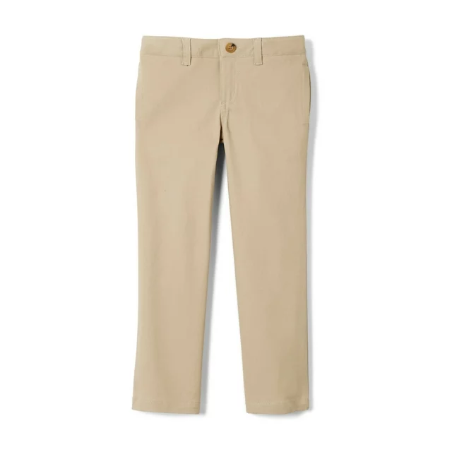 Lee Uniforms Pantalon en sergé extensible à jambe droite pour fille