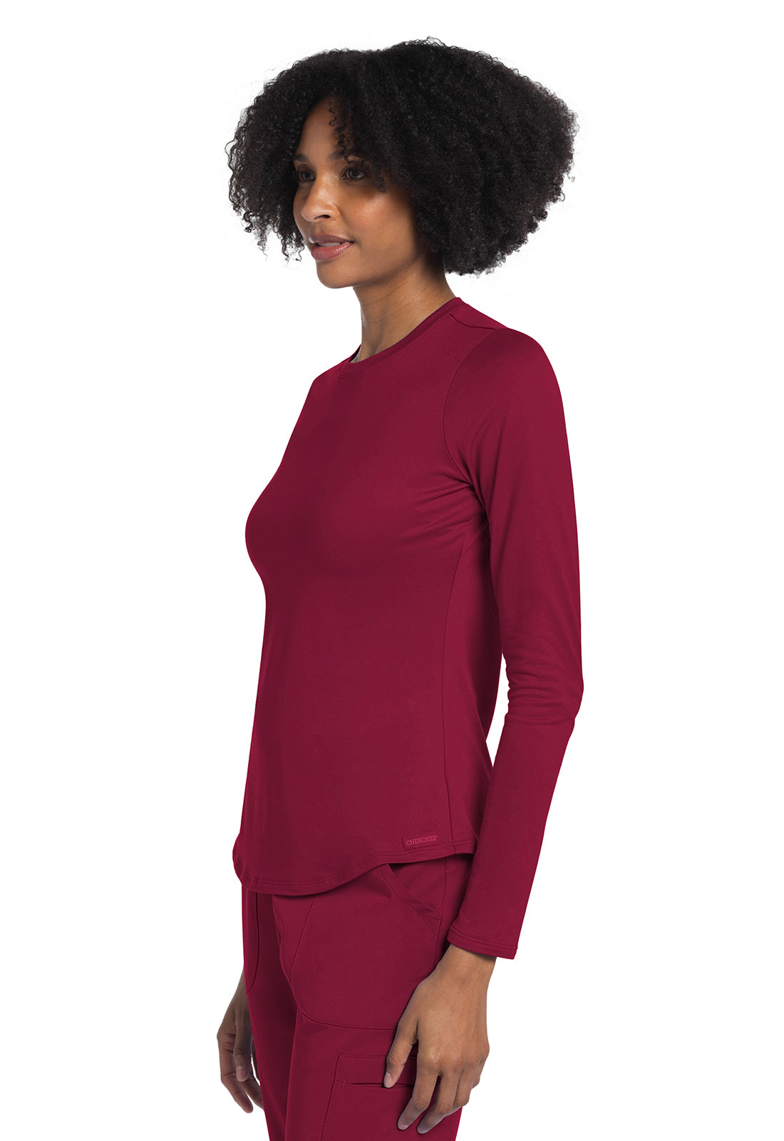 Cherokee Basics Long Sleeve Underscrub Knit Tee