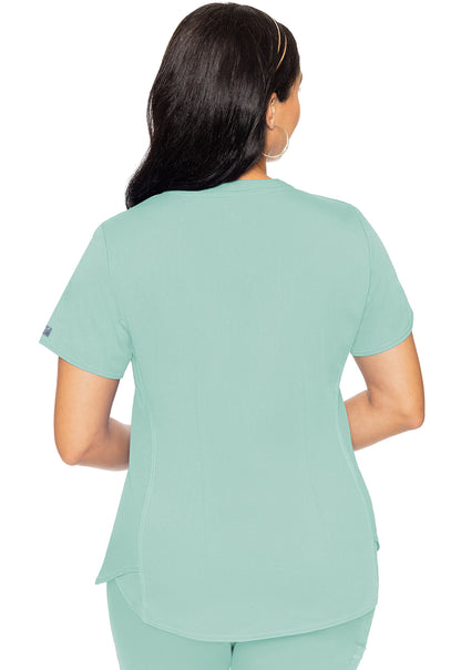 Med Couture Touch V-Neck Shirttail Scrub Top