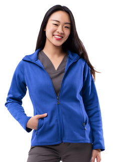 Clearance Adar Pro Performance Bonded Fleece Scrub Jacket