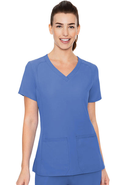 Med Couture Insight Side Pocket Scrub Top