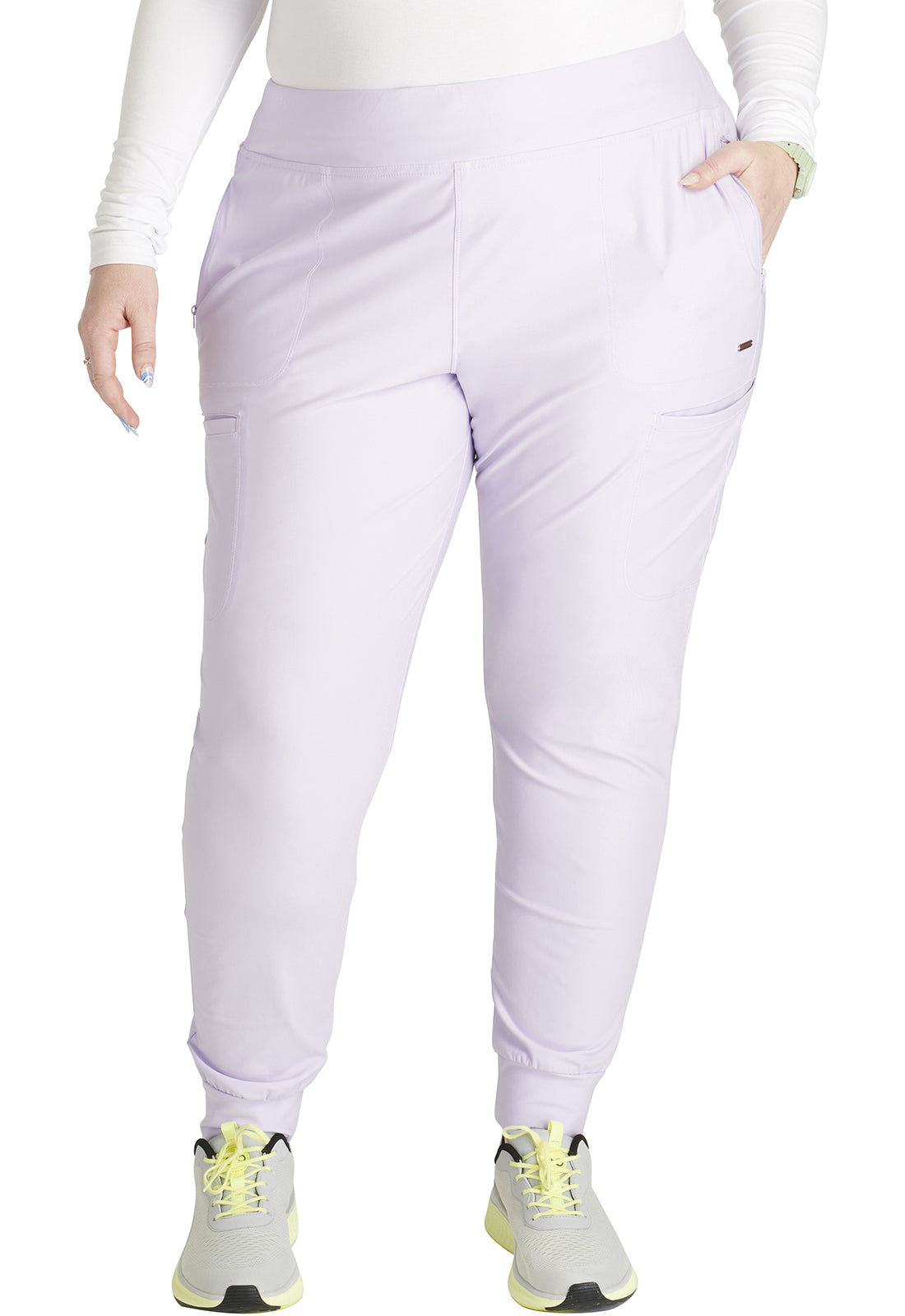 Cherokee Form Mid Rise Tapered Leg Drawstring Jogger