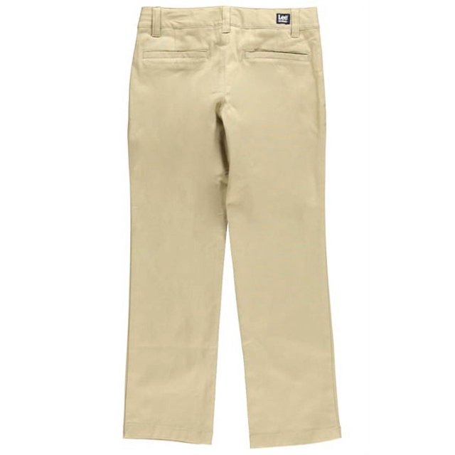 The Science and Medicine Middle School Lee Uniforms Girls Stretch Twill Straight Leg Pants