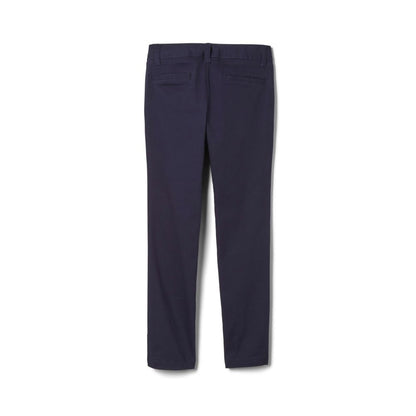 French Toast Pantalones pitillo de sarga elástica con cintura ajustable para niñas