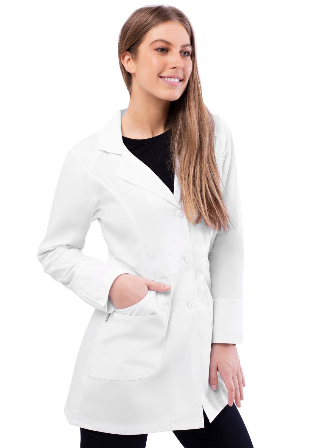 Adar Universal - Bata de laboratorio perfecta para mujer de 32" 