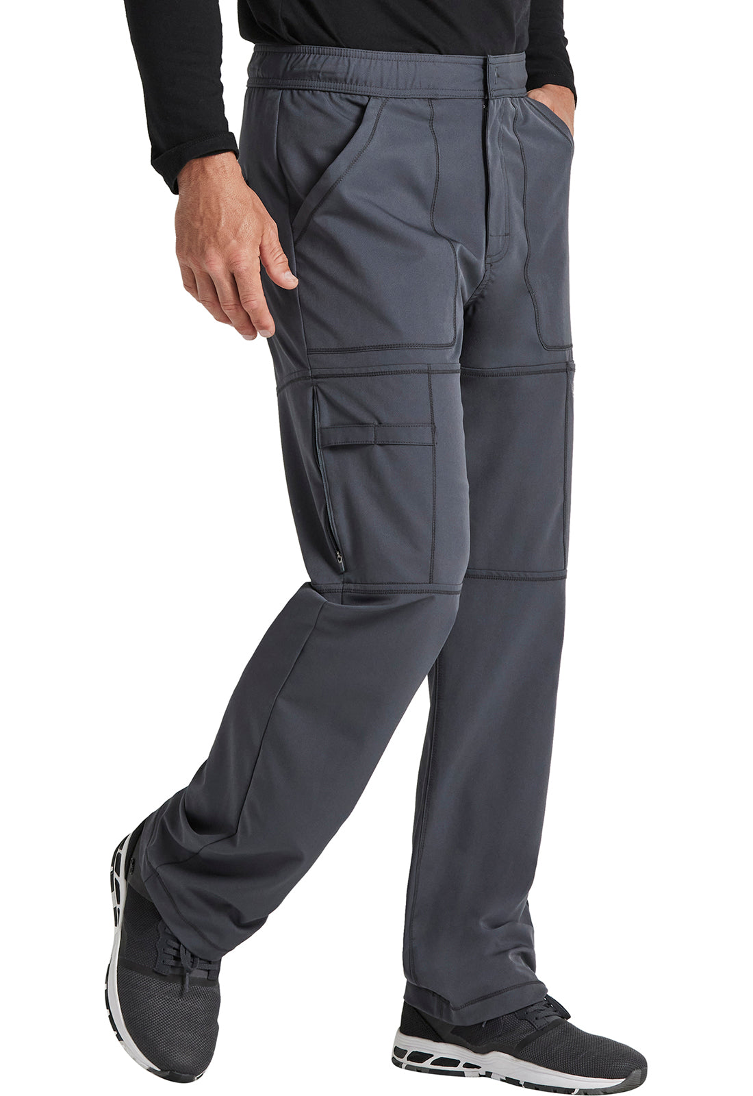 Pantalones médicos Dickies Dynamix con bragueta con cremallera para hombre