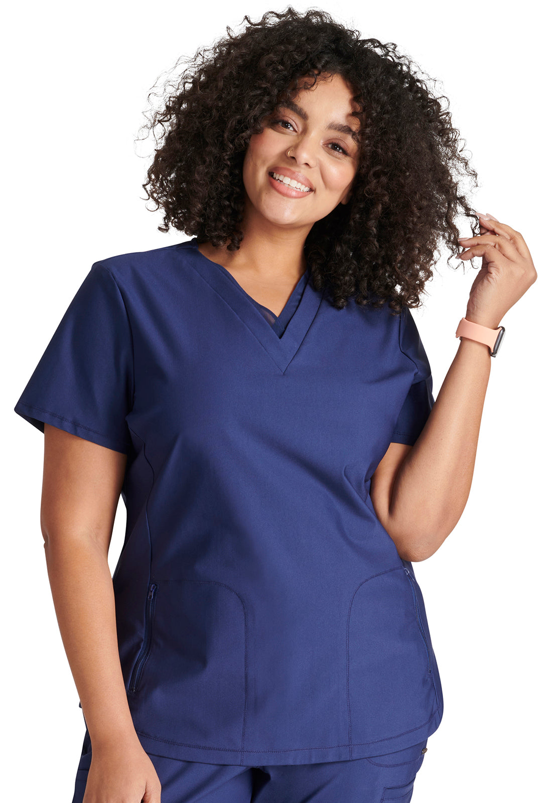 Cherokee Form Double V-Neck Scrub Top