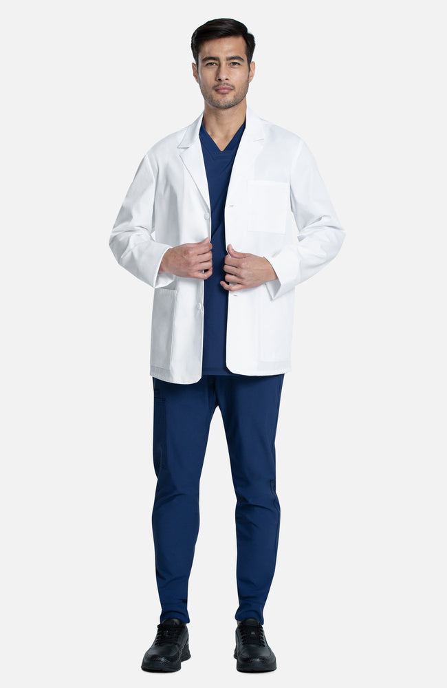 Project Lab by Cherokee Mens 30" Notched Consultation Lab Coat