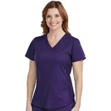 Clearance Med Couture Touch V-Neck Shirttail Top