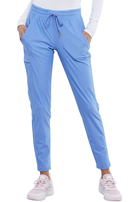 Cherokee Form Tall Mid Rise Tapered Leg Drawstring Scrub Pants