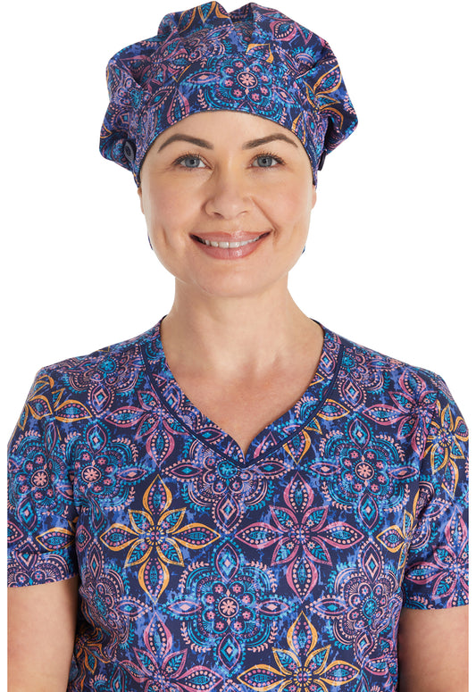 Cherokee Prints Unisex Bouffant One In A Medallion Scrub Cap