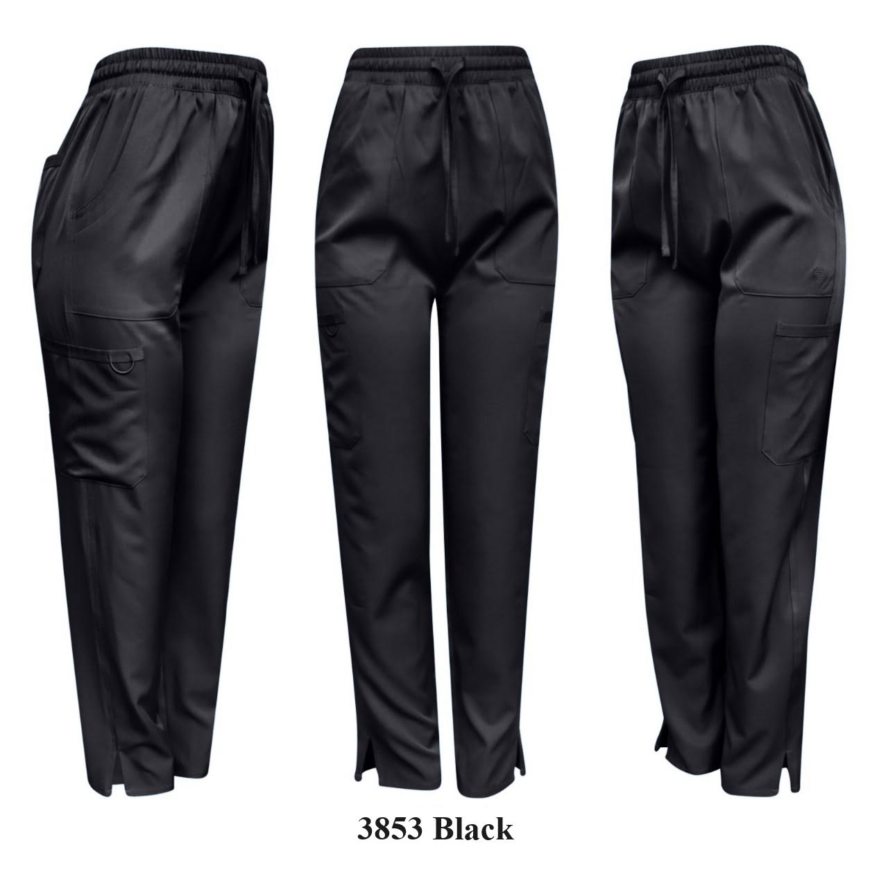 Pepino Uniforms Unisex Drawstring Elastic Waist Cargo Stretch Scrub Pants