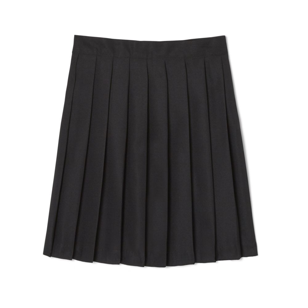 French Toast Girls Adjustable Waist Mid Length Pleated Skirt