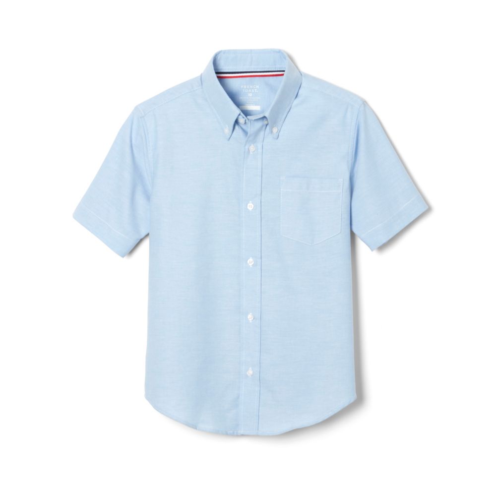 French Toast Boys Short Sleeve Oxford Shirt