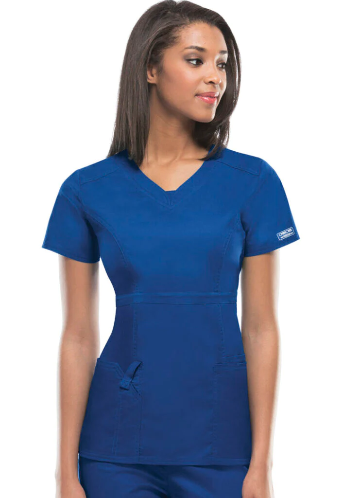 Clearance Cherokee Workwear Core Stretch V-Neck Top