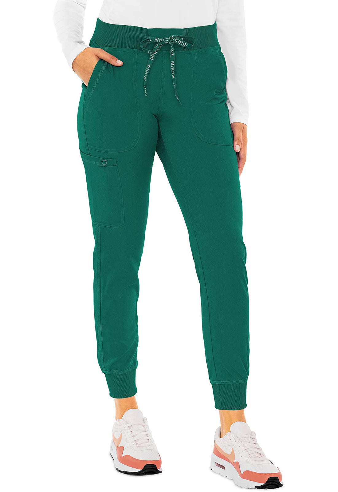 Pantalones de yoga estilo jogger Med Couture Touch Tall