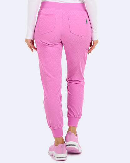 Ava Therese Jacquard Sheba Jogger Scrub Pants