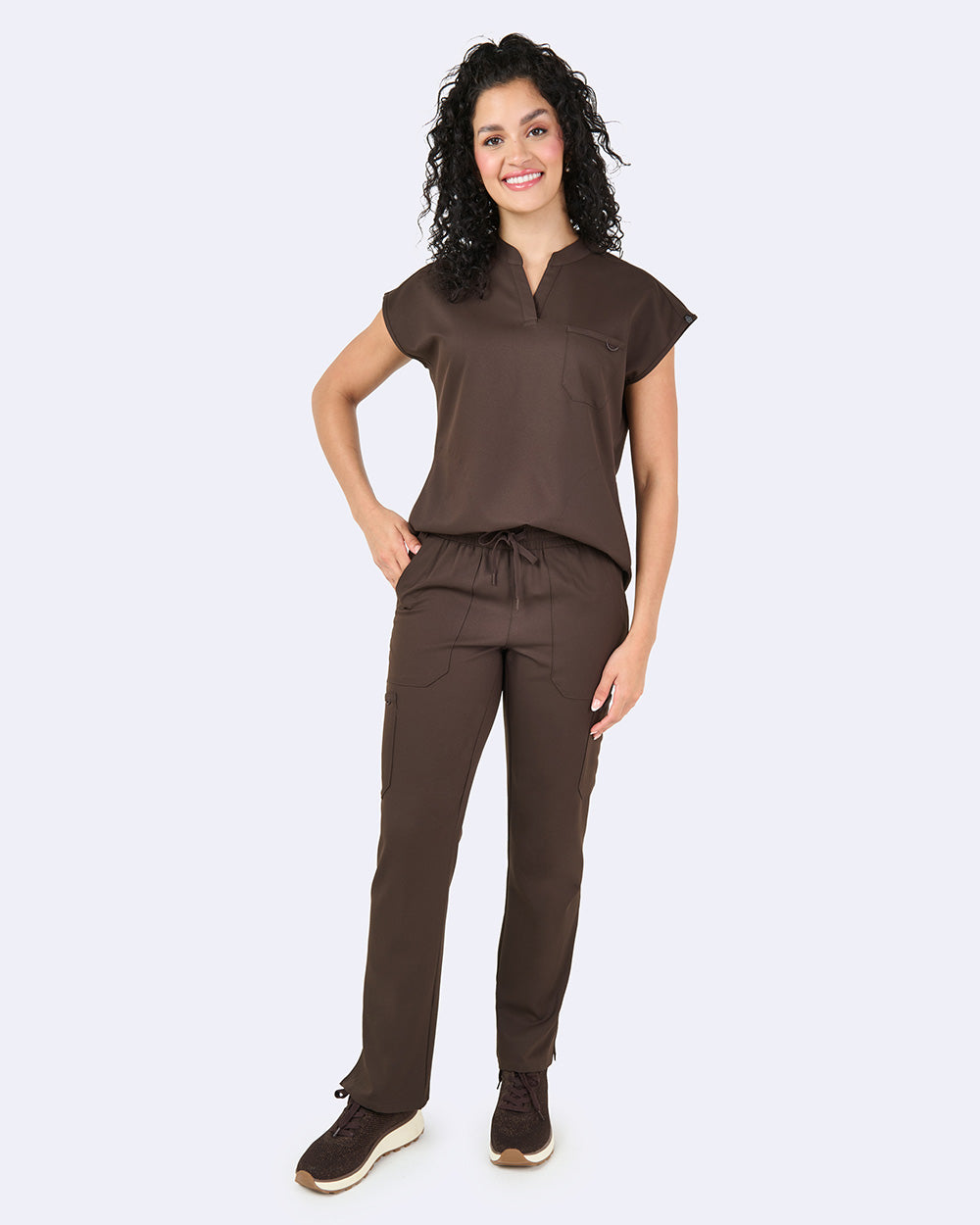 Zavate Studio Dynamic Tuck-In Scrub Top