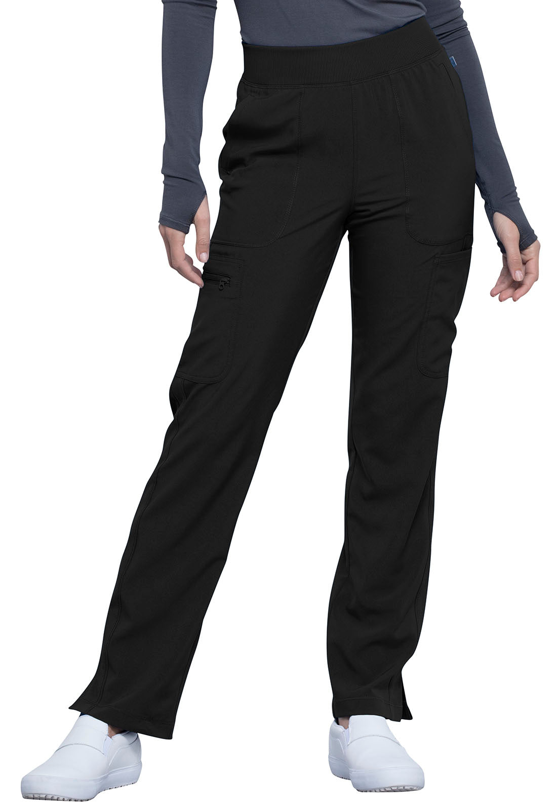 Cherokee Infinity Tall Mid Rise Tapered Leg Pull-on Pants