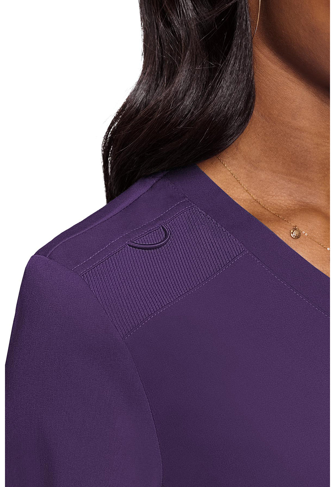 Med Couture Touch V-Neck Tuck In Scrub Top