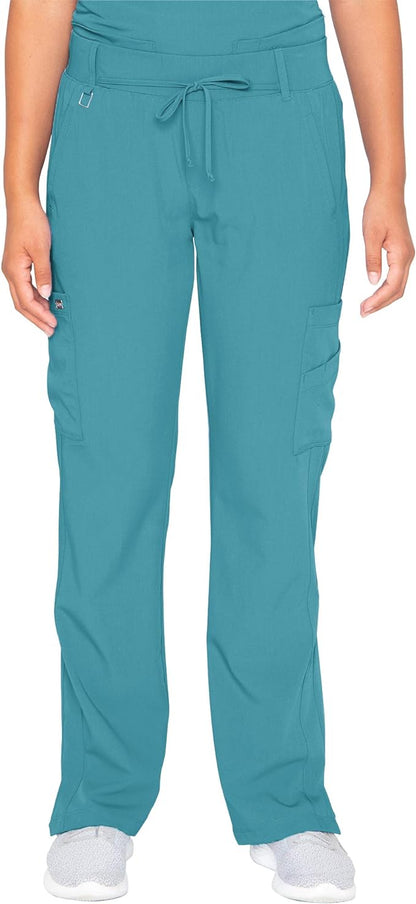 Pantalones de trabajo de tiro medio con pernera recta y estilo cargo de Grey's Anatomy en liquidación