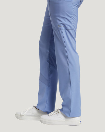 Pantalones médicos blancos con cintura elástica Cross Fit