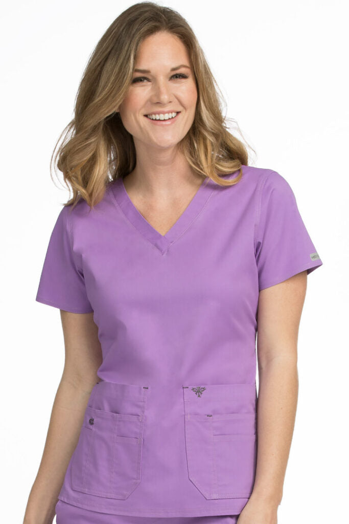 Clearance Med Couture Originals Flex It V-Neck Scrub Top