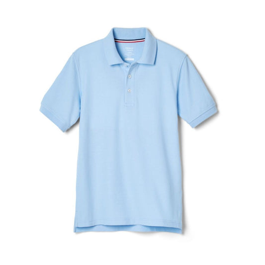 French Toast Boys Husky Short Sleeve Interlock Polo