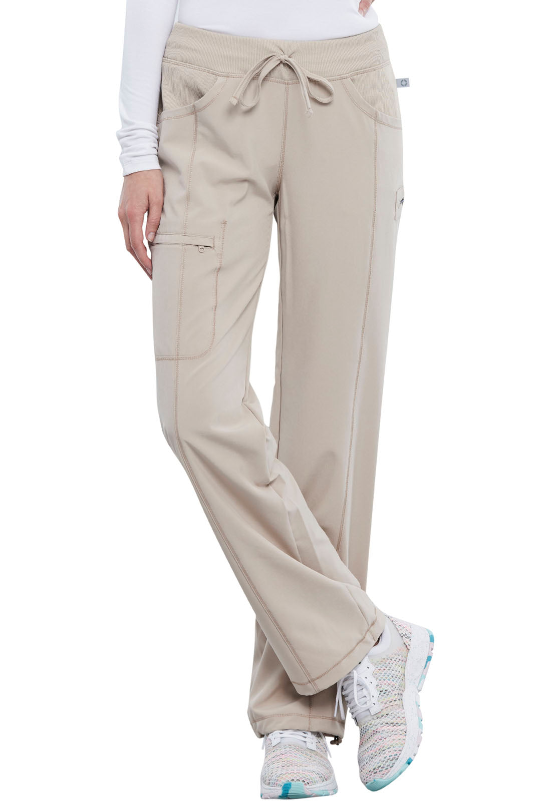 Pantalones Cherokee Infinity Tall de pierna recta con cordón