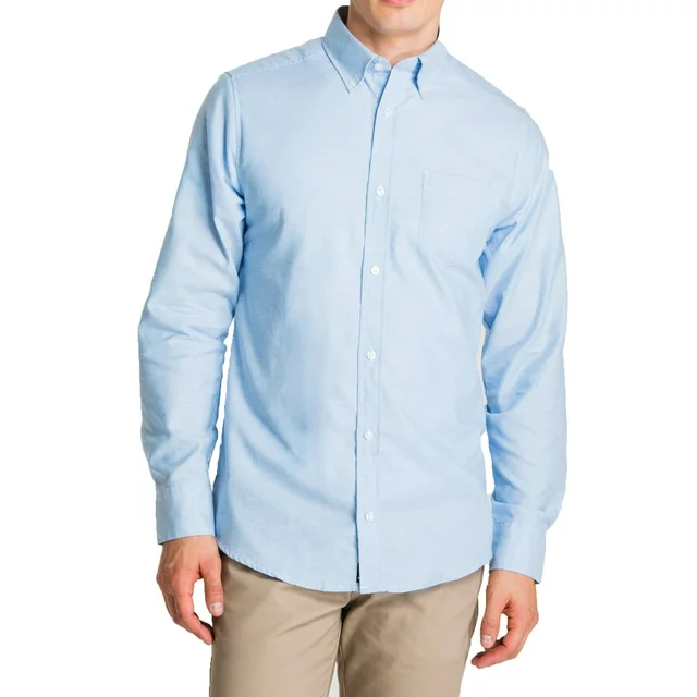 Lee Uniforms Young Mens Long Sleeve Oxford Slim Shirt