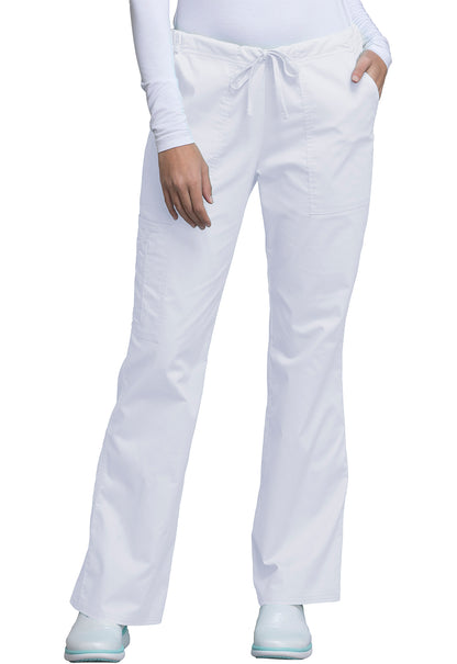 Pantalones de trabajo Cherokee Workwear Core Stretch Tall con cordón ajustable en oferta