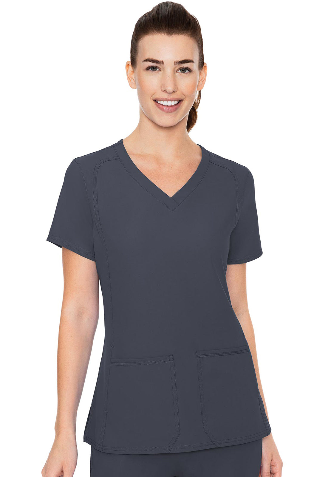 Med Couture Insight Side Pocket Top