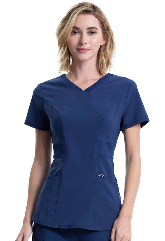 Blusa médica con cuello en V Cherokee Infinity