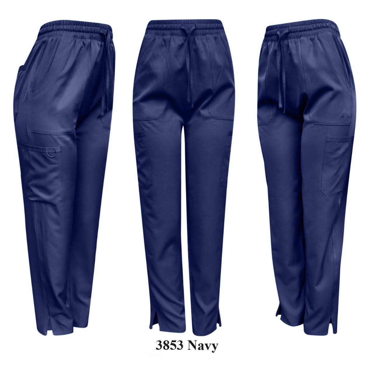 Pepino Uniforms Unisex Drawstring Elastic Waist Cargo Stretch Scrub Pants