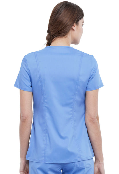 Cherokee Workwear Revolution Snap Front Scrub Top