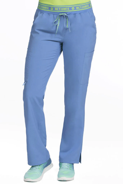 Pantalon de travail à poches cargo Med Couture Activate Yoga 2 en liquidation